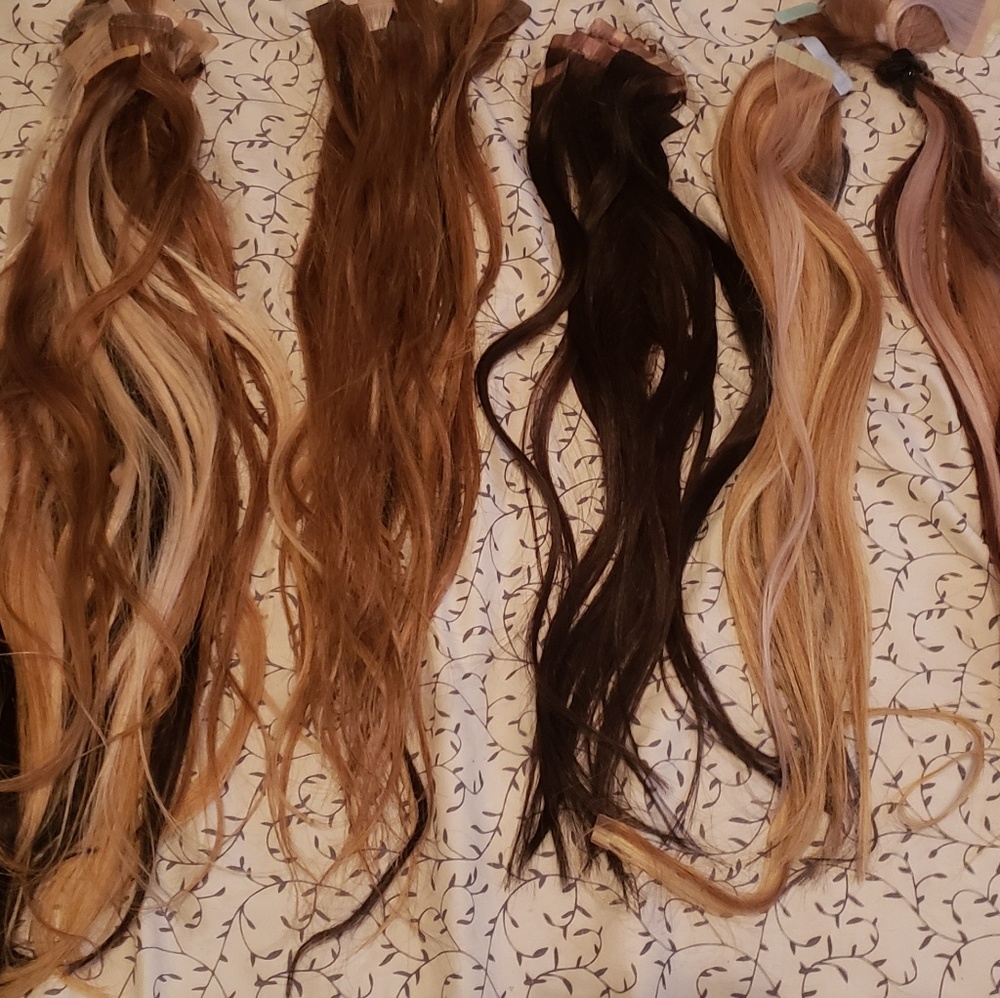 160 peice tape in hair exstenstions